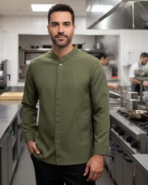 Bluza kucharska męska Sergio długi rękaw
