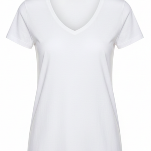T-shirt damski V-neck