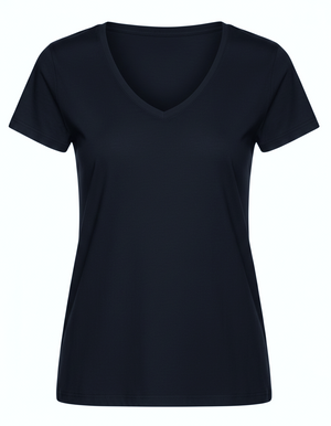 T-shirt damski V-neck