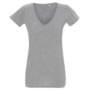 T-shirt damski V-neck