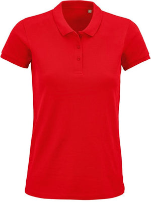 Koszulka polo damska z organicznej bawełny