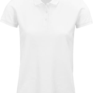 Koszulka polo damska z organicznej bawełny