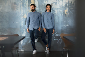 koszula męska Chambray długi rękaw