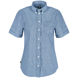 bluzka damska Chambray krótki rękaw
